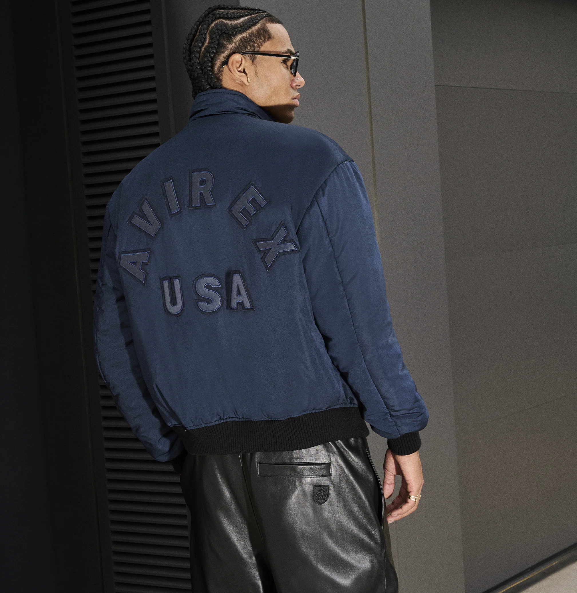 REVERSIBLE NAPPA LEATHER TRACK JACKET - Image 21