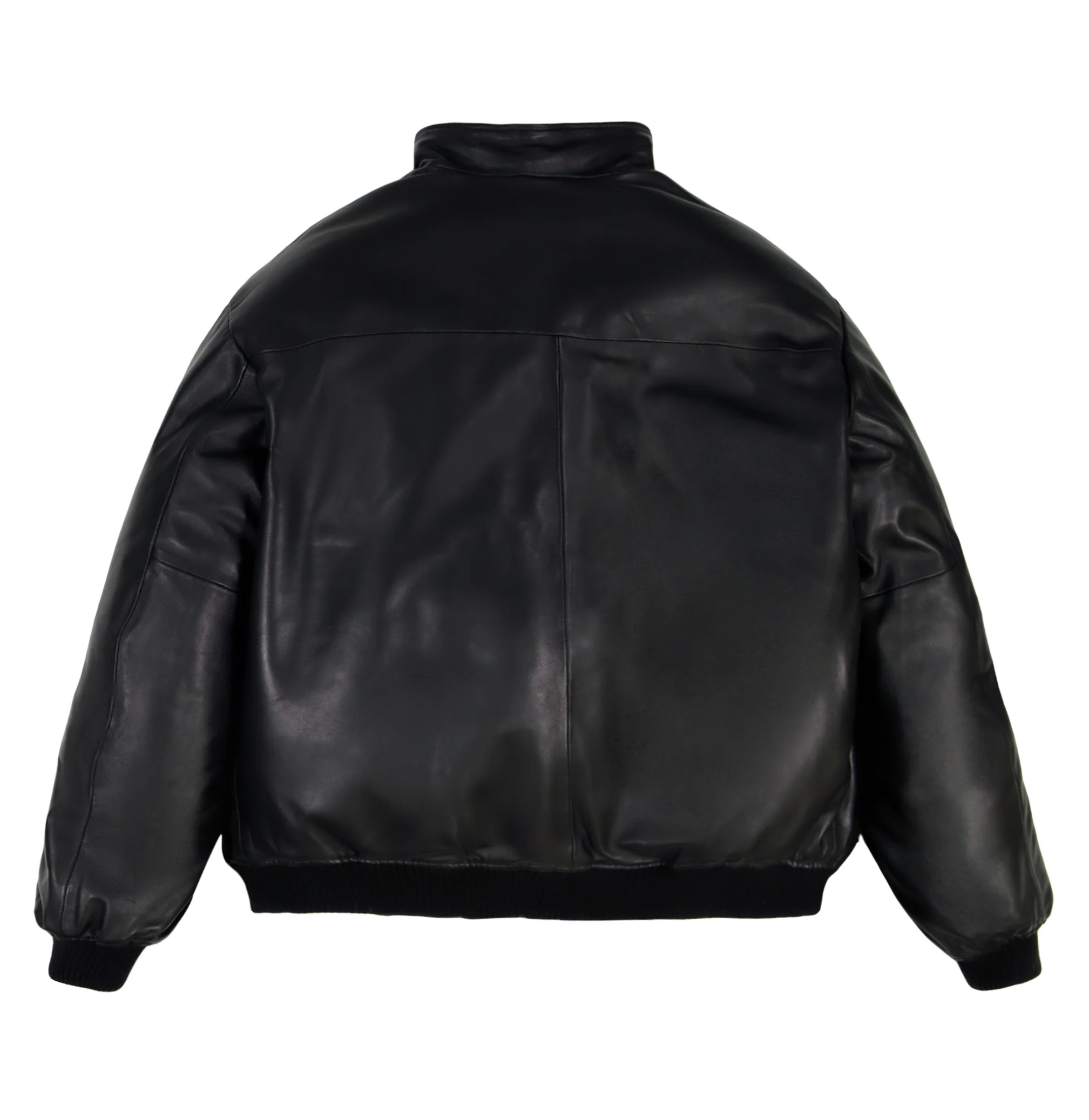 REVERSIBLE NAPPA LEATHER TRACK JACKET - Image 3
